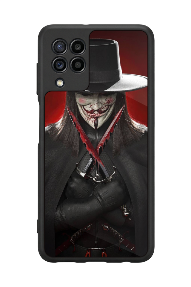 Samsung Galaxy M22 Uyumlu Vendetta Tasarımlı Glossy Premium Kılıf