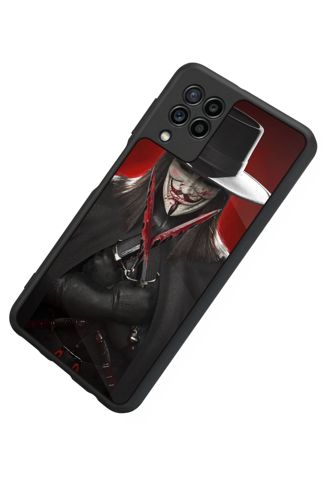 Samsung Galaxy M22 Uyumlu Vendetta Tasarımlı Glossy Premium Kılıf