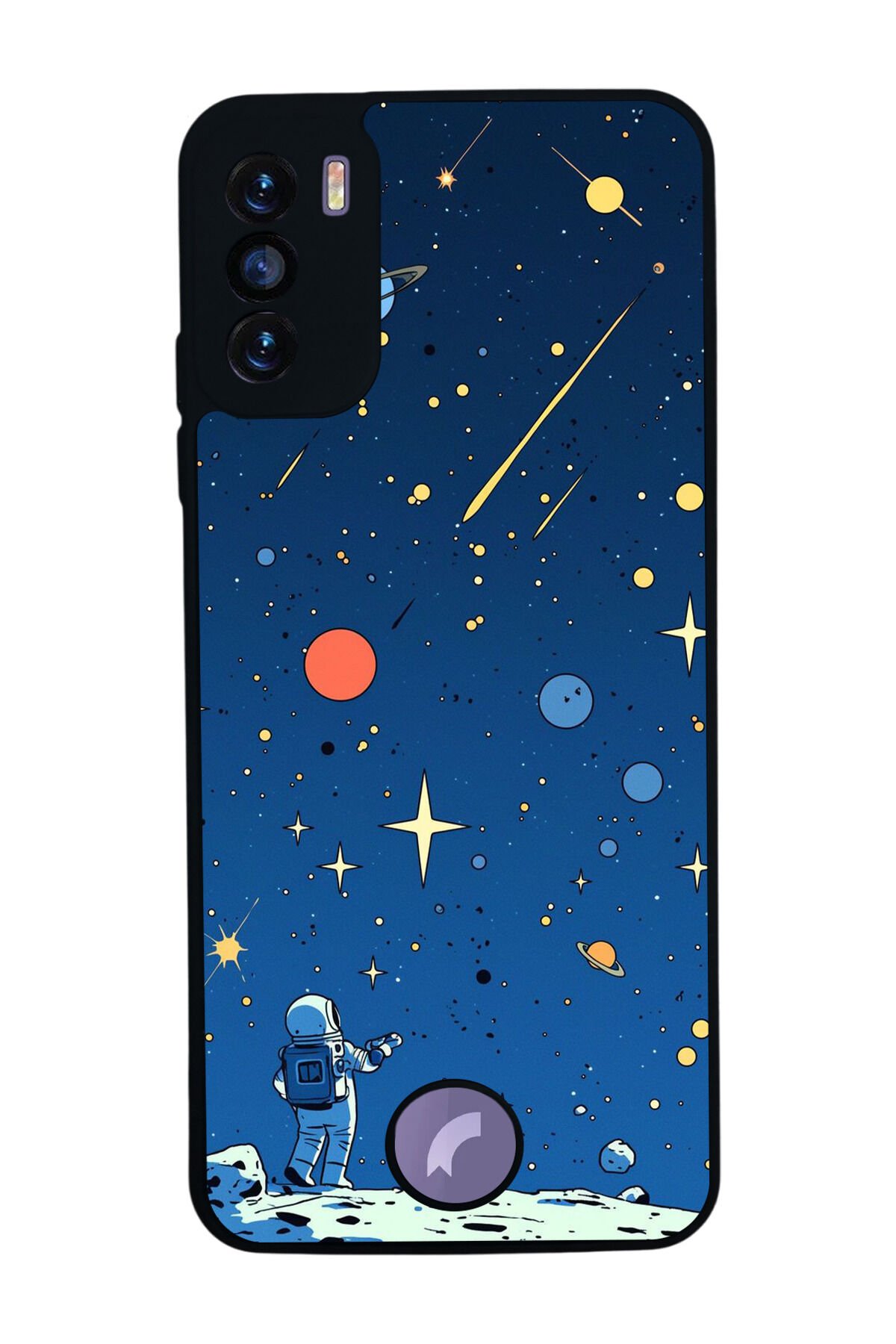 Reeder S19 Max Pro S Uyumlu Uzay Tasarımlı Glossy Premium Kılıf