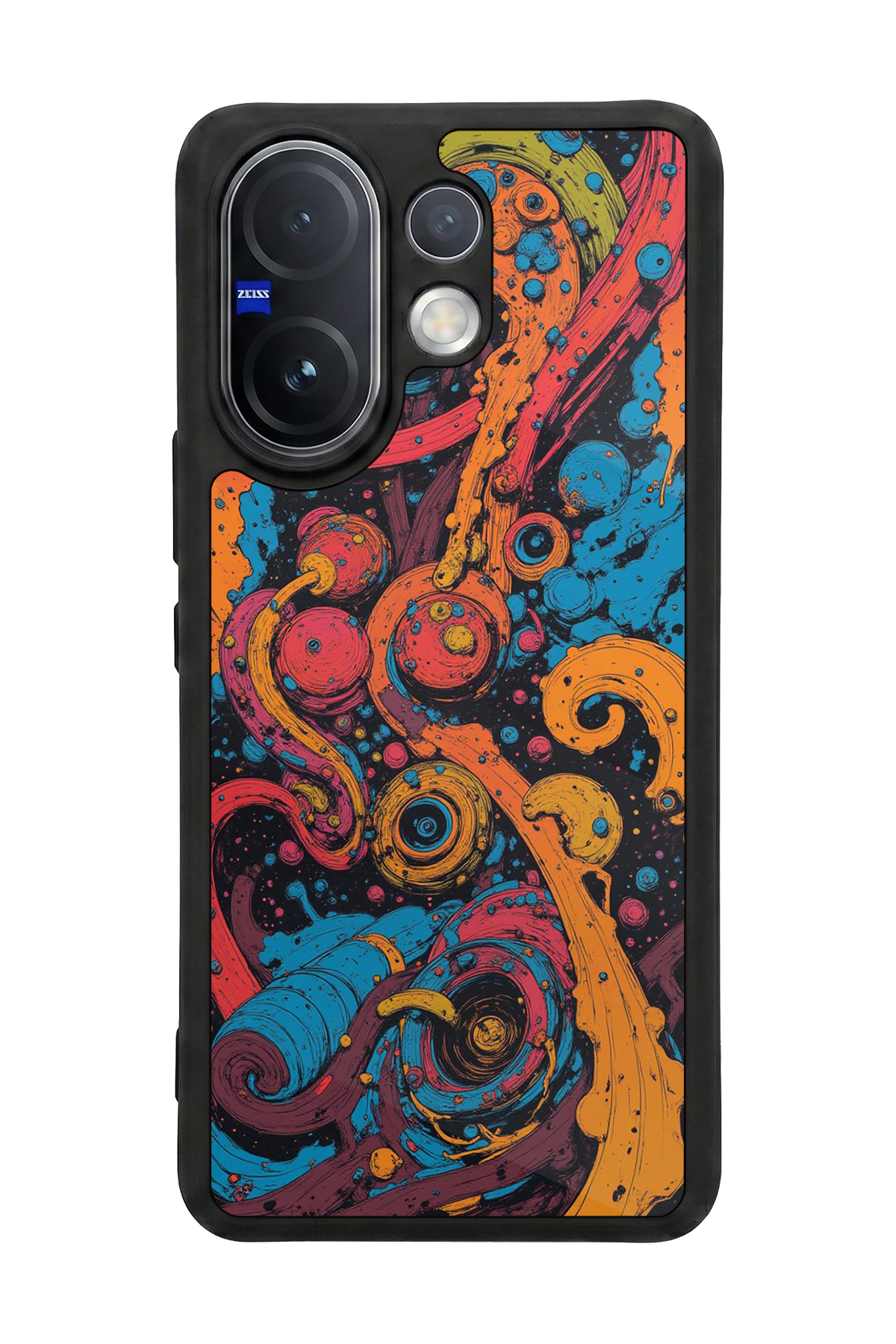 Vivo V60 Uyumlu Abstract Tasarımlı Glossy Premium Kılıf