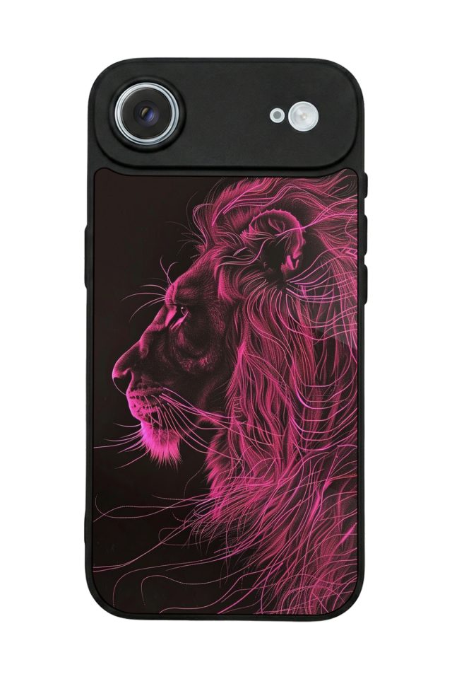 iPhone 17 Air Uyumlu Aslan Tasarımlı Glossy Premium Kılıf