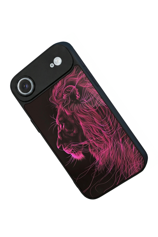iPhone 17 Air Uyumlu Aslan Tasarımlı Glossy Premium Kılıf