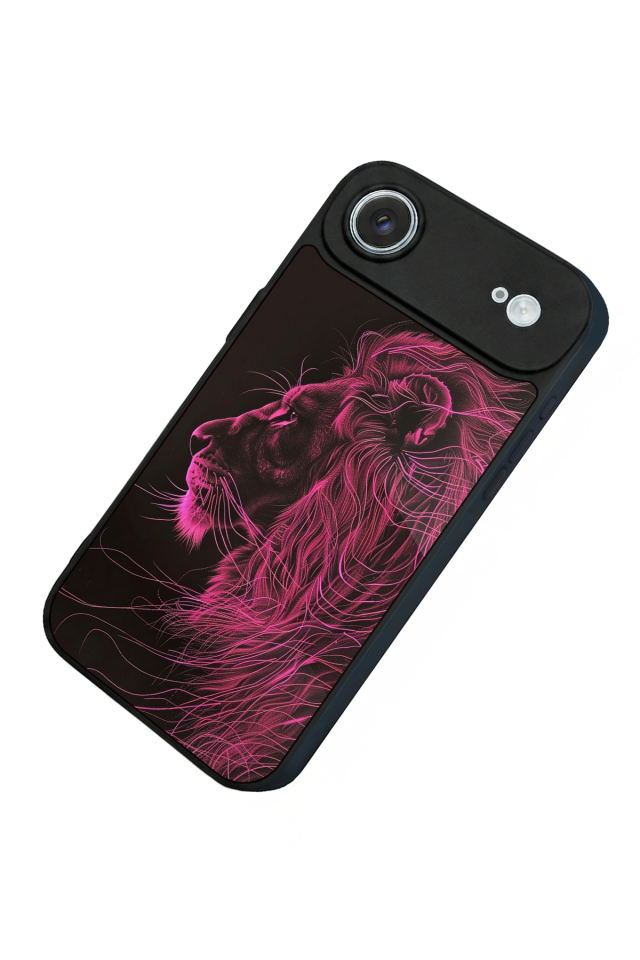 iPhone 17 Air Uyumlu Aslan Tasarımlı Glossy Premium Kılıf