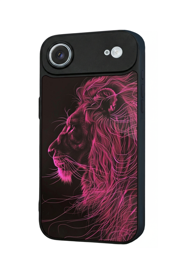 iPhone 17 Air Uyumlu Aslan Tasarımlı Glossy Premium Kılıf