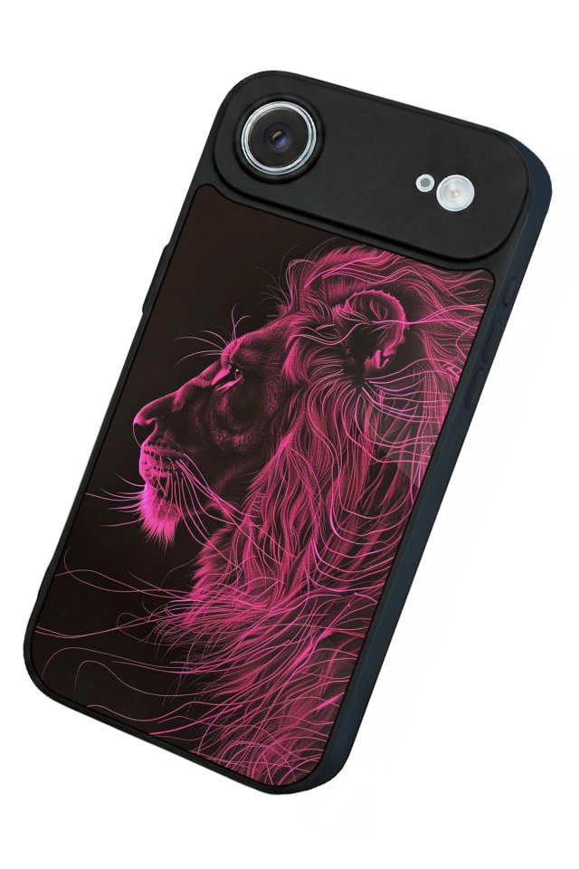 iPhone 17 Air Uyumlu Aslan Tasarımlı Glossy Premium Kılıf