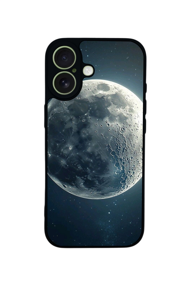 iPhone 17 Uyumlu Ay Tasarımlı Glossy Premium Kılıf