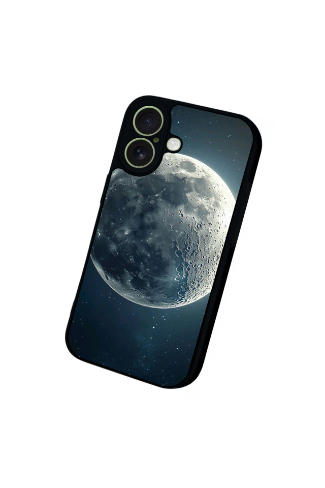 iPhone 17 Uyumlu Ay Tasarımlı Glossy Premium Kılıf