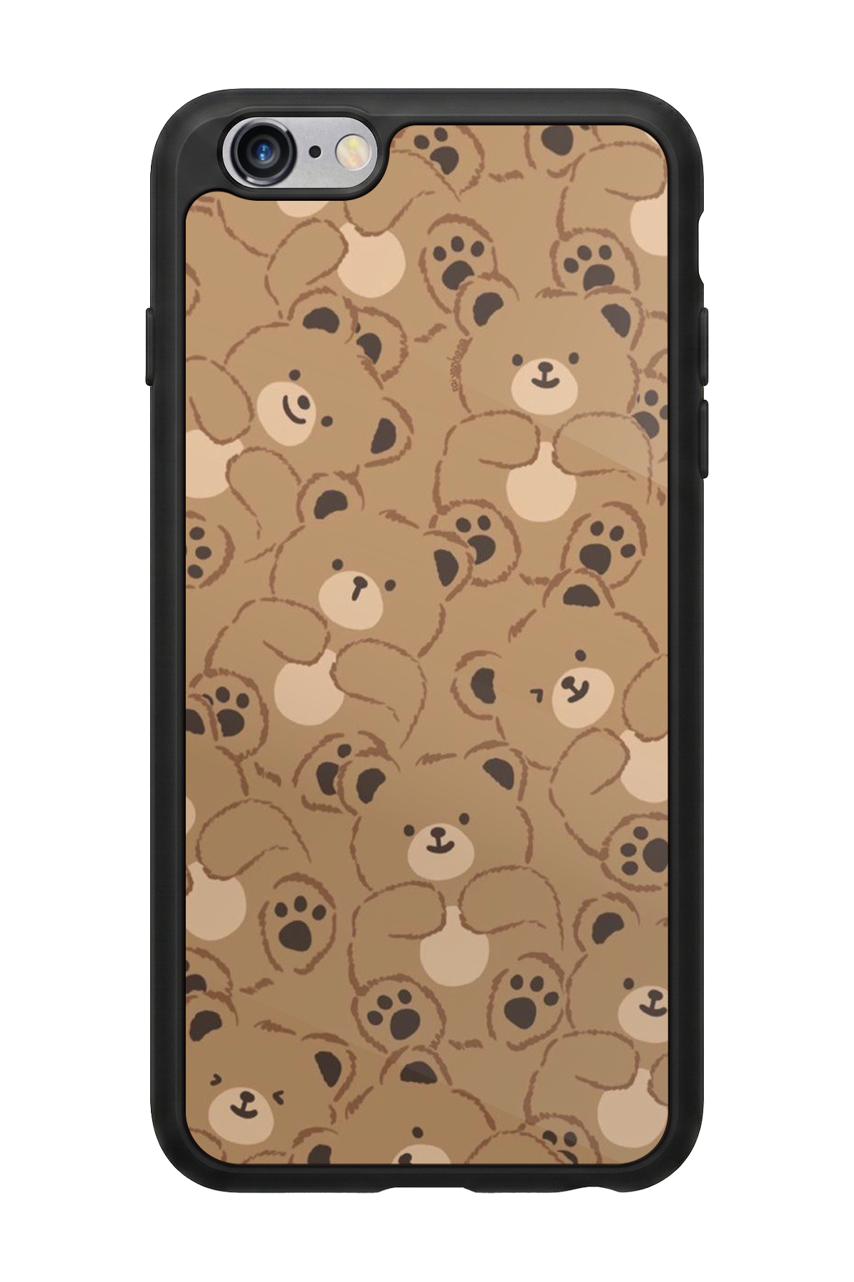 iPhone 6 Plus Uyumlu Ayı Tasarımlı Glossy Premium Kılıf