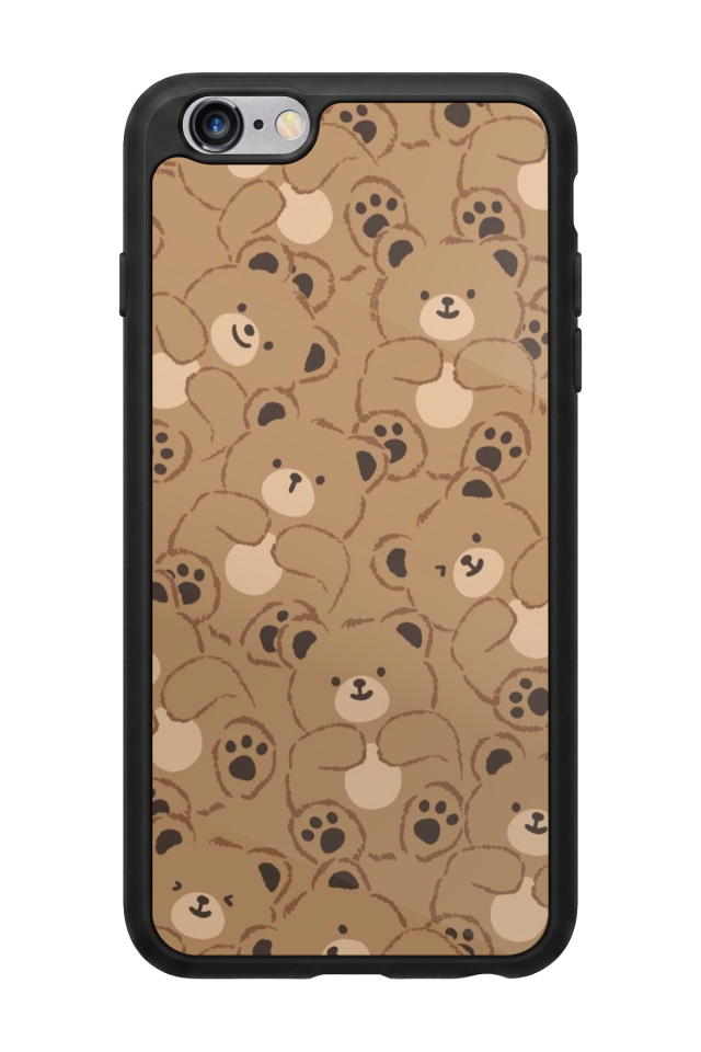 iPhone 6 Plus Uyumlu Ayı Tasarımlı Glossy Premium Kılıf