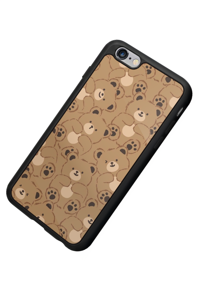 iPhone 6 Plus Uyumlu Ayı Tasarımlı Glossy Premium Kılıf