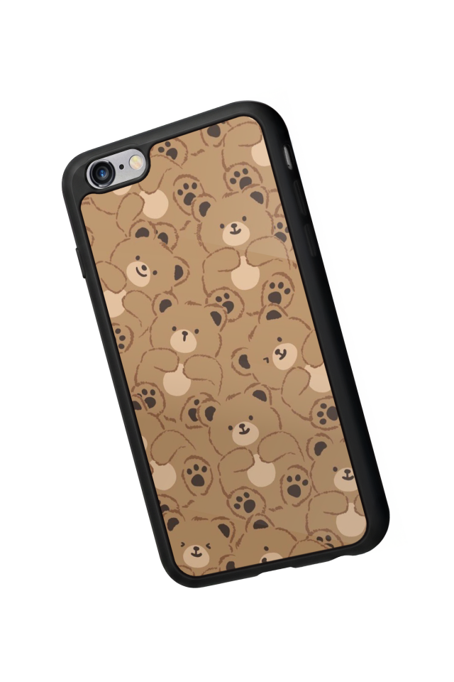 iPhone 6 Plus Uyumlu Ayı Tasarımlı Glossy Premium Kılıf