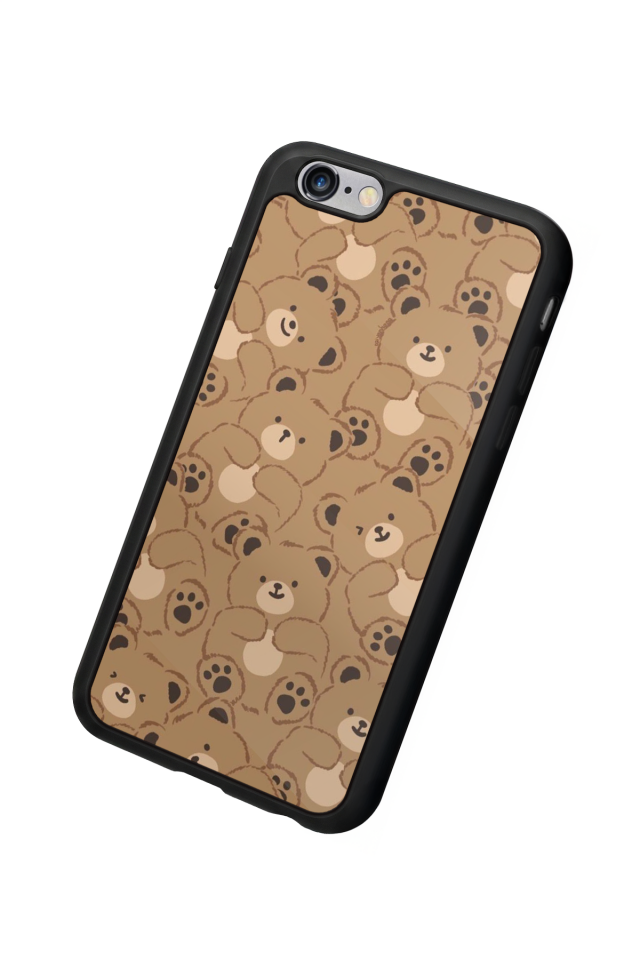 iPhone 6 Plus Uyumlu Ayı Tasarımlı Glossy Premium Kılıf