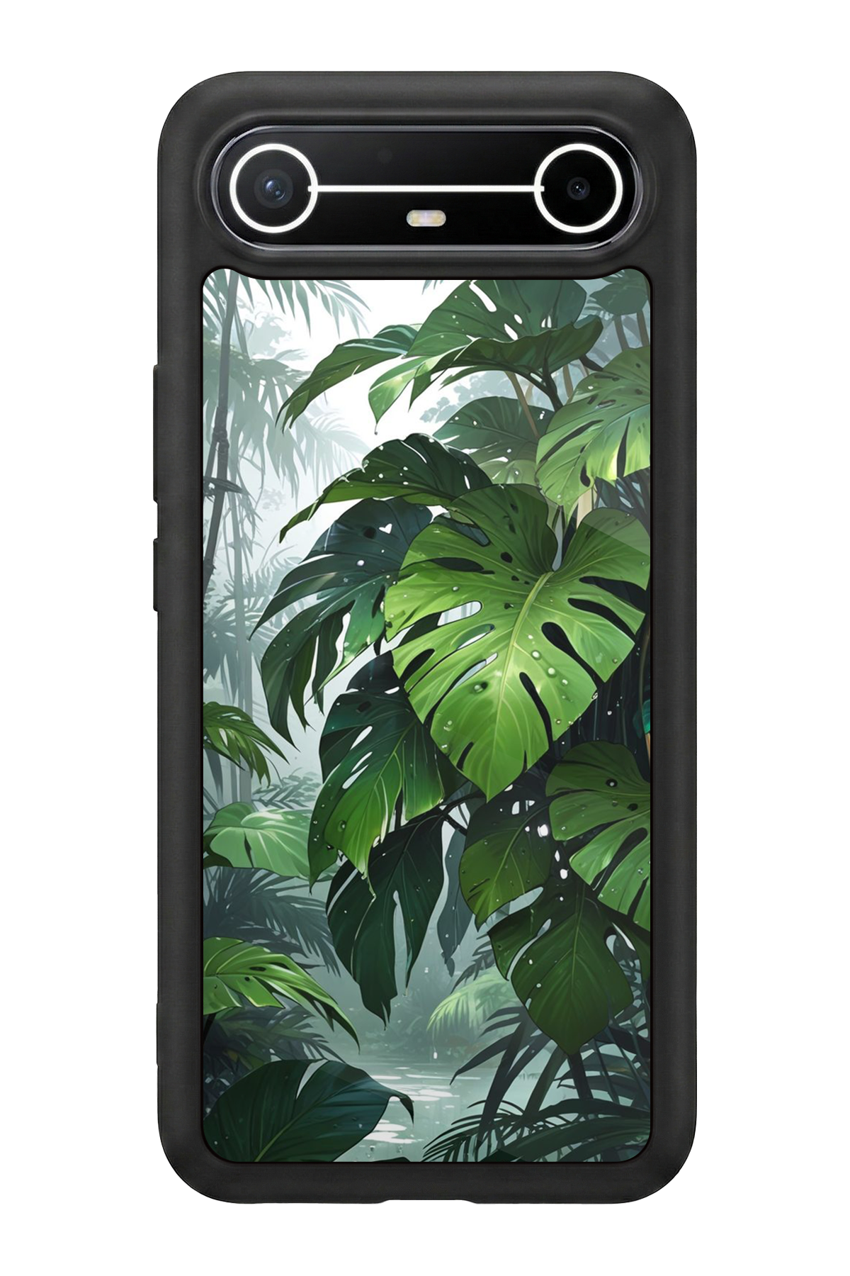 Tecno Spark Slim 5G Uyumlu Botanik Tasarımlı Glossy Premium Kılıf