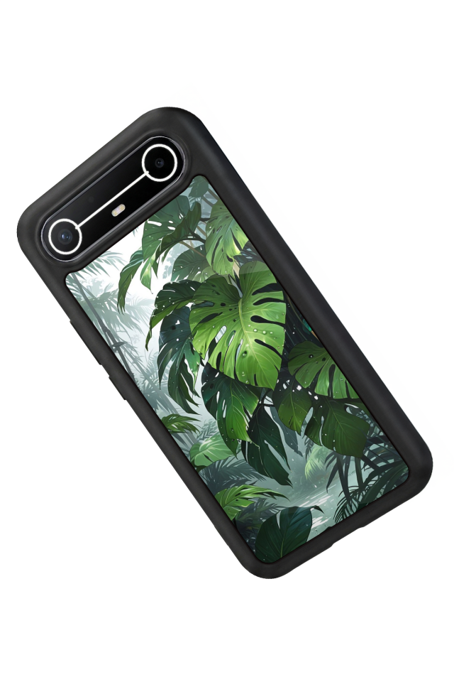Tecno Spark Slim 5G Uyumlu Botanik Tasarımlı Glossy Premium Kılıf