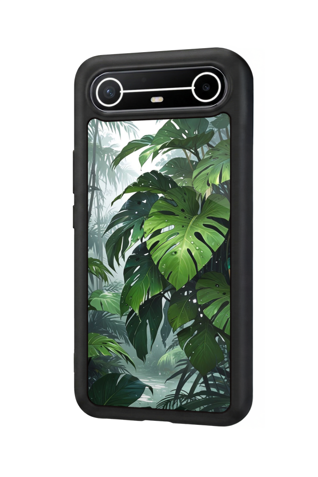 Tecno Spark Slim 5G Uyumlu Botanik Tasarımlı Glossy Premium Kılıf