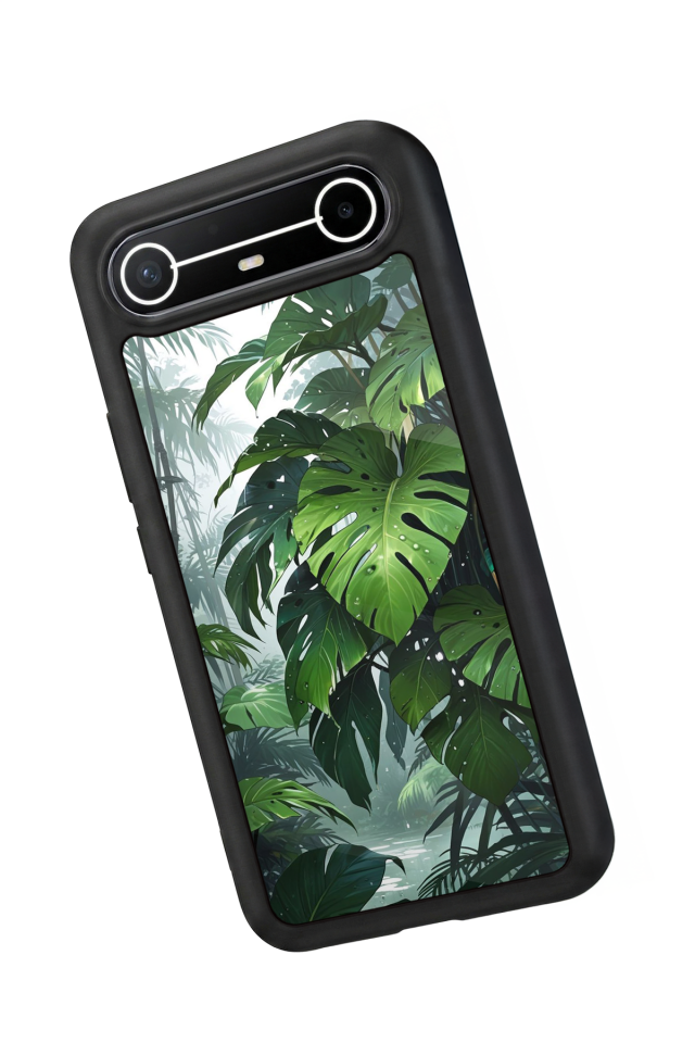 Tecno Spark Slim 5G Uyumlu Botanik Tasarımlı Glossy Premium Kılıf