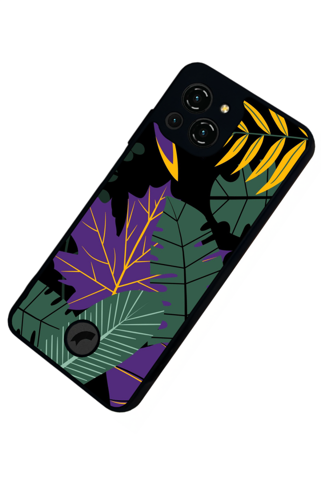 Reeder S23 Pro Max Uyumlu Botanik Tasarımlı Glossy Premium Kılıf