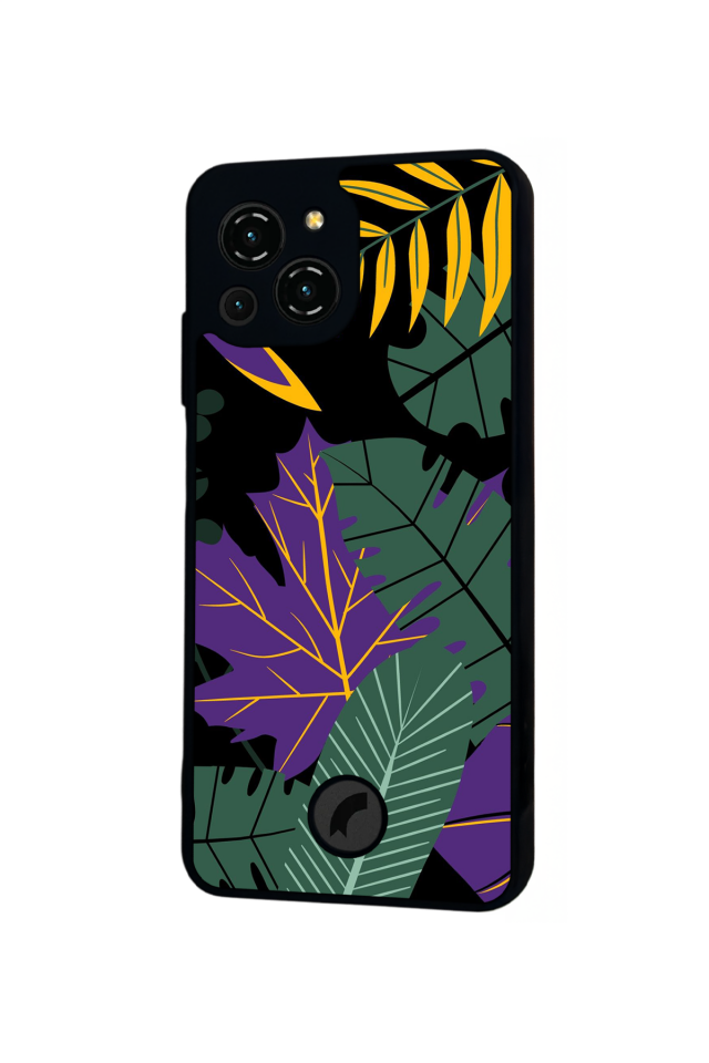 Reeder S23 Pro Max Uyumlu Botanik Tasarımlı Glossy Premium Kılıf