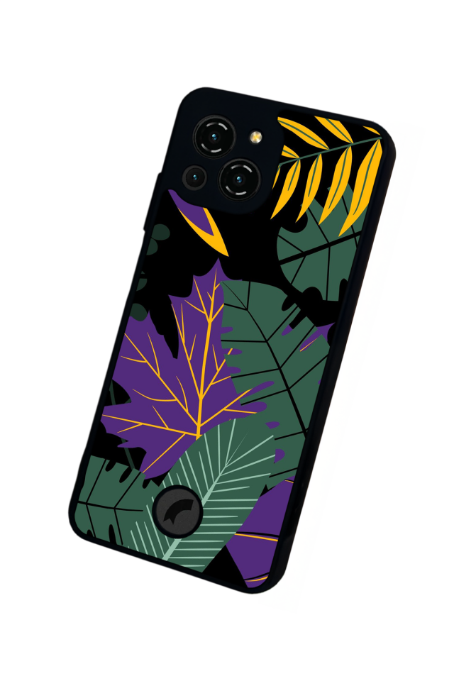 Reeder S23 Pro Max Uyumlu Botanik Tasarımlı Glossy Premium Kılıf