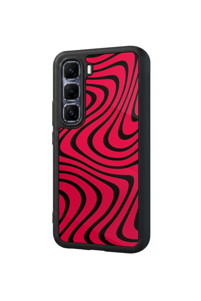 Infinix Hot 60 Pro Plus Uyumlu Çizgi Sanatı Tasarımlı Glossy Premium Kılıf