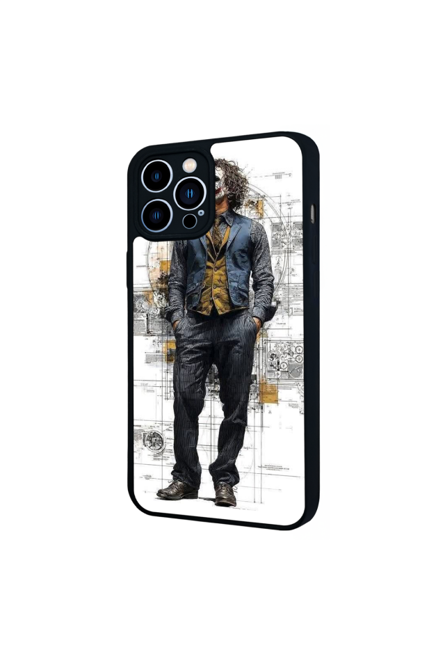 iPhone 13 Pro Max Uyumlu Joker Tasarımlı Glossy Premium Kılıf
