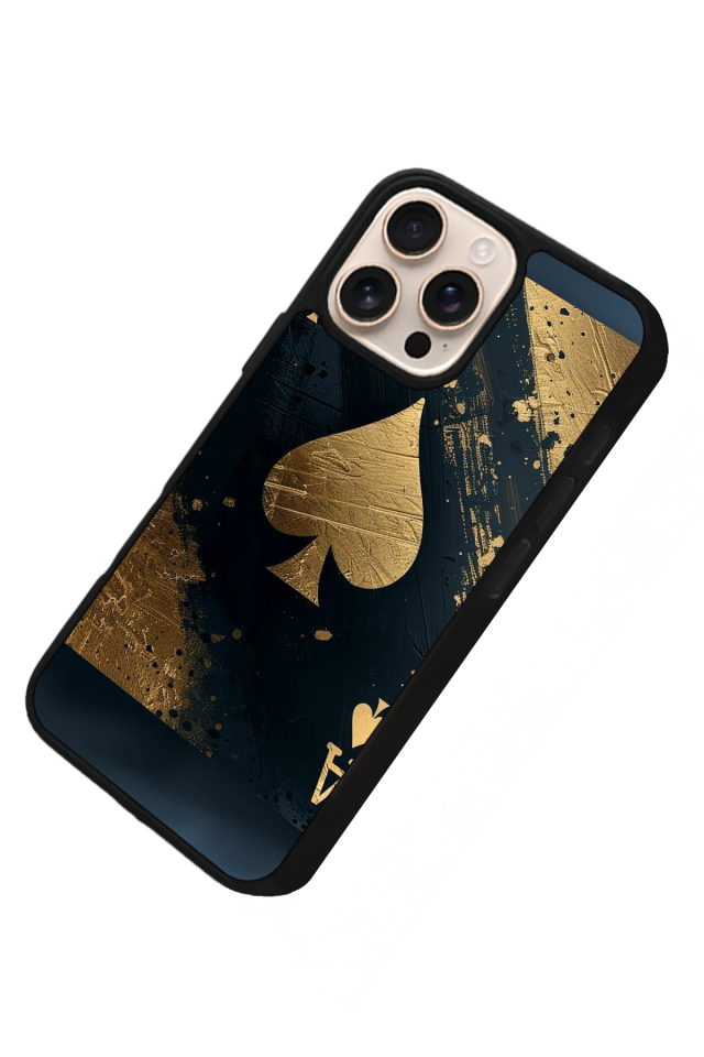 iPhone 14 Pro Uyumlu Kart Tasarımlı Glossy Premium Kılıf