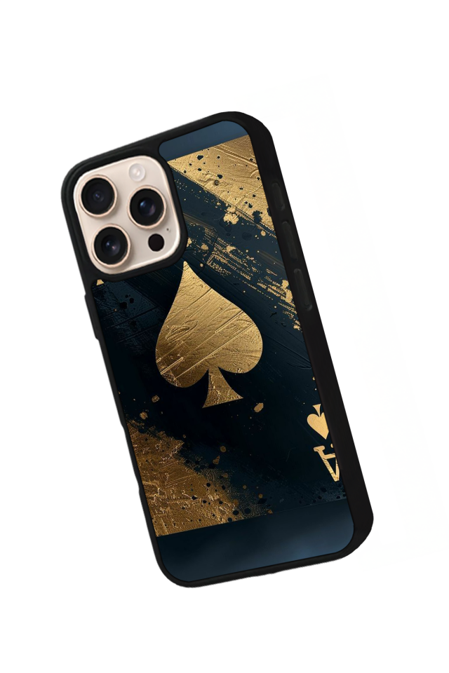 iPhone 14 Pro Uyumlu Kart Tasarımlı Glossy Premium Kılıf
