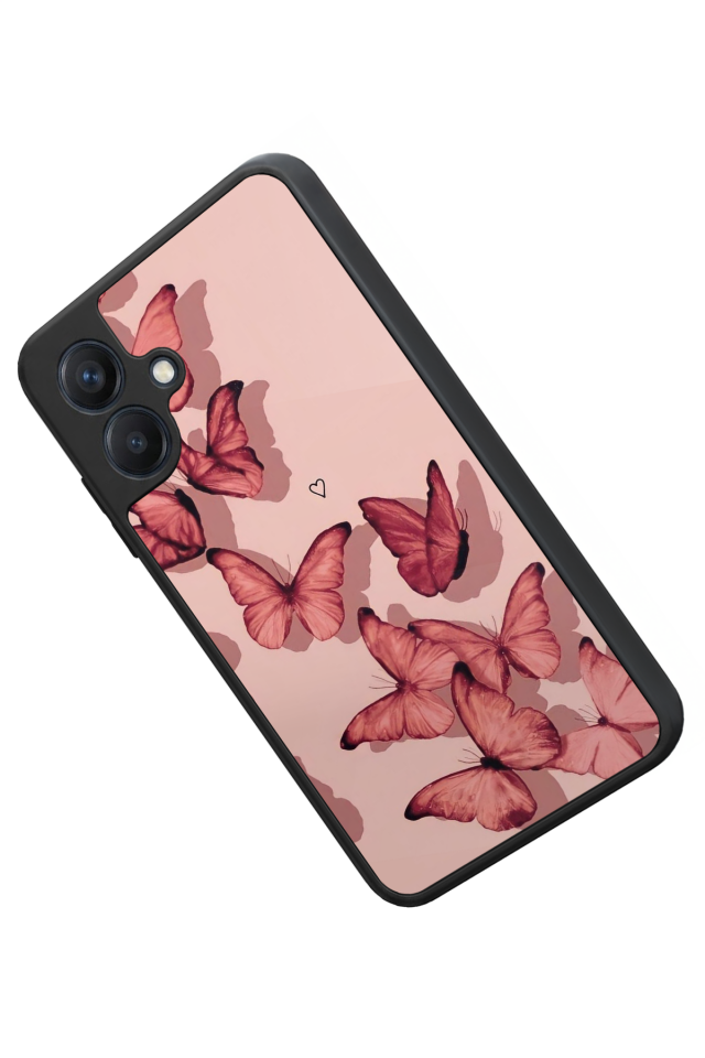 Samsung Galaxy A07 Uyumlu Kelebek Tasarımlı Glossy Premium Kılıf