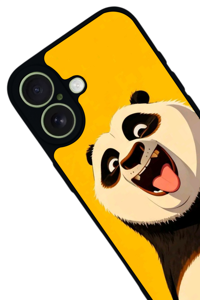 iPhone 17 Uyumlu Kung Fu Panda Tasarımlı Glossy Premium Kılıf