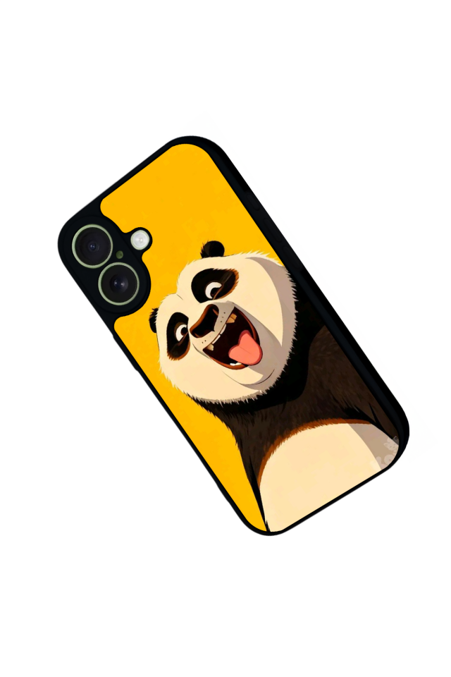 iPhone 17 Uyumlu Kung Fu Panda Tasarımlı Glossy Premium Kılıf