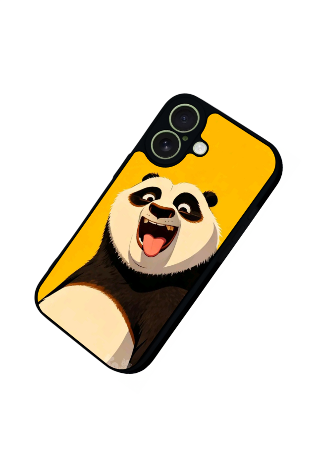 iPhone 17 Uyumlu Kung Fu Panda Tasarımlı Glossy Premium Kılıf