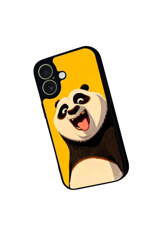 iPhone 17 Uyumlu Kung Fu Panda Tasarımlı Glossy Premium Kılıf