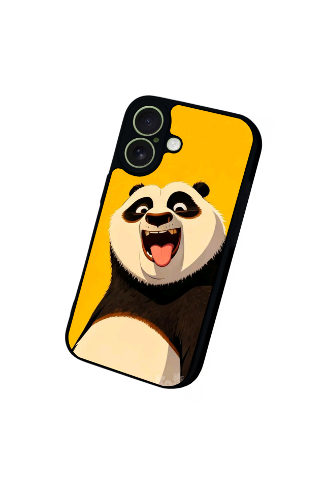 iPhone 17 Uyumlu Kung Fu Panda Tasarımlı Glossy Premium Kılıf