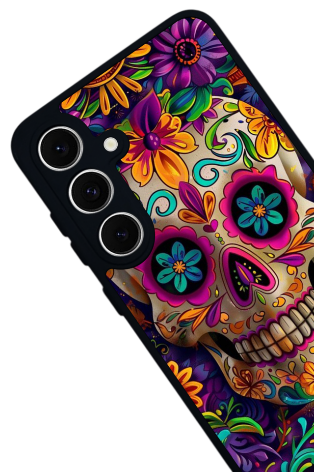 Samsung Galaxy S24 FE Uyumlu KuruKafa Tasarımlı Glossy Premium Kılıf