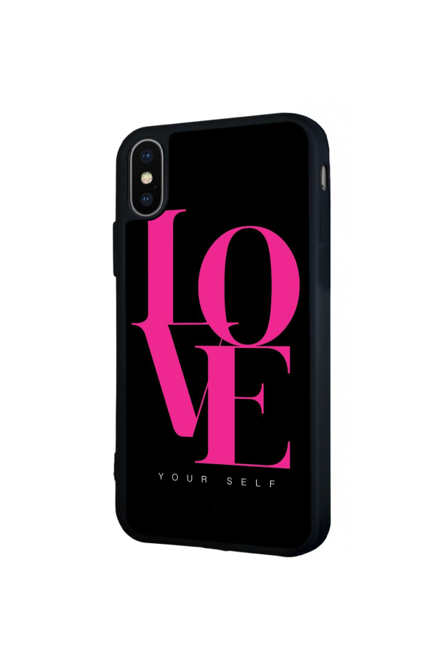 iPhone XS Max Uyumlu Love Tasarımlı Glossy Premium Kılıf