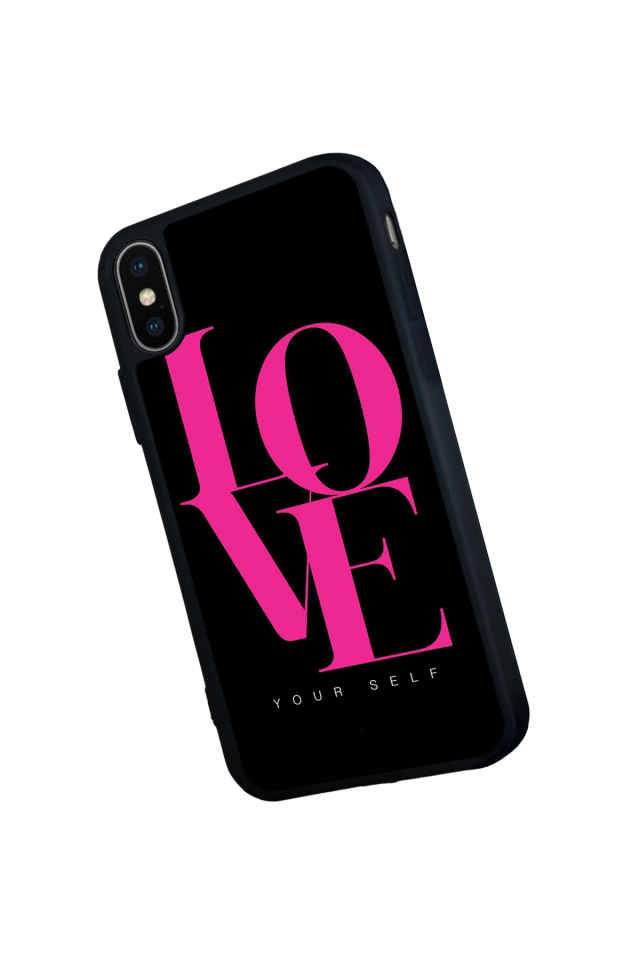iPhone XS Max Uyumlu Love Tasarımlı Glossy Premium Kılıf