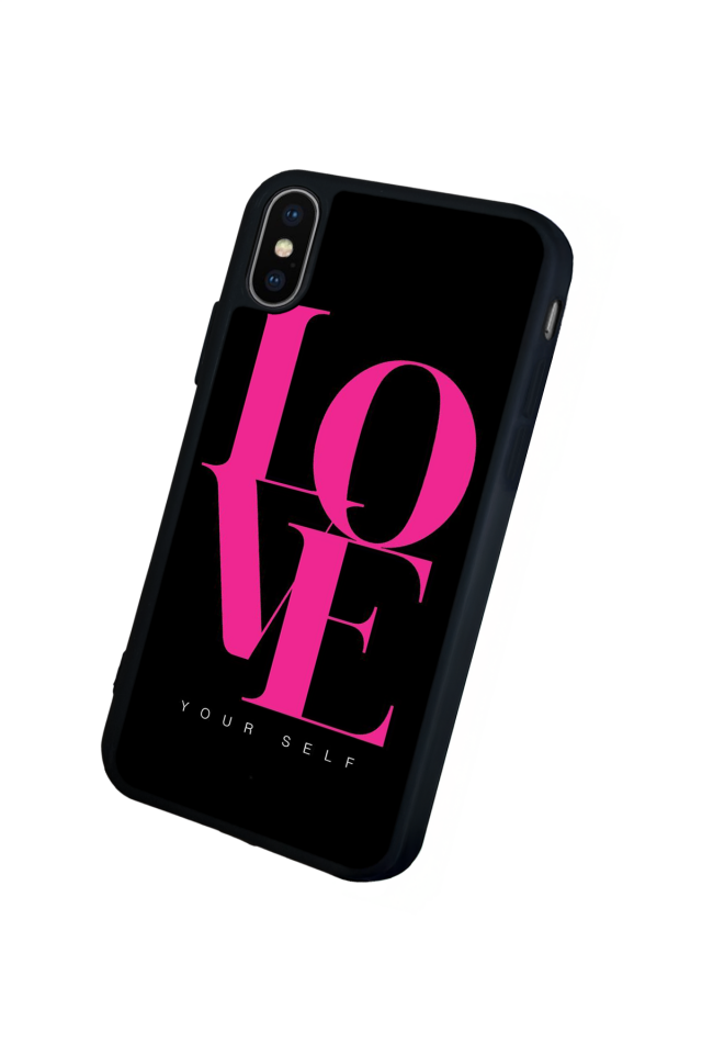 iPhone XS Max Uyumlu Love Tasarımlı Glossy Premium Kılıf