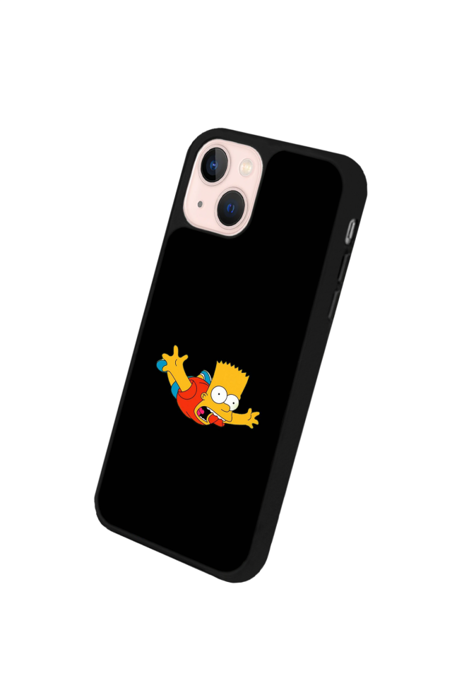 iPhone 14 Plus Uyumlu The Simpsons Tasarımlı Glossy Premium Kılıf