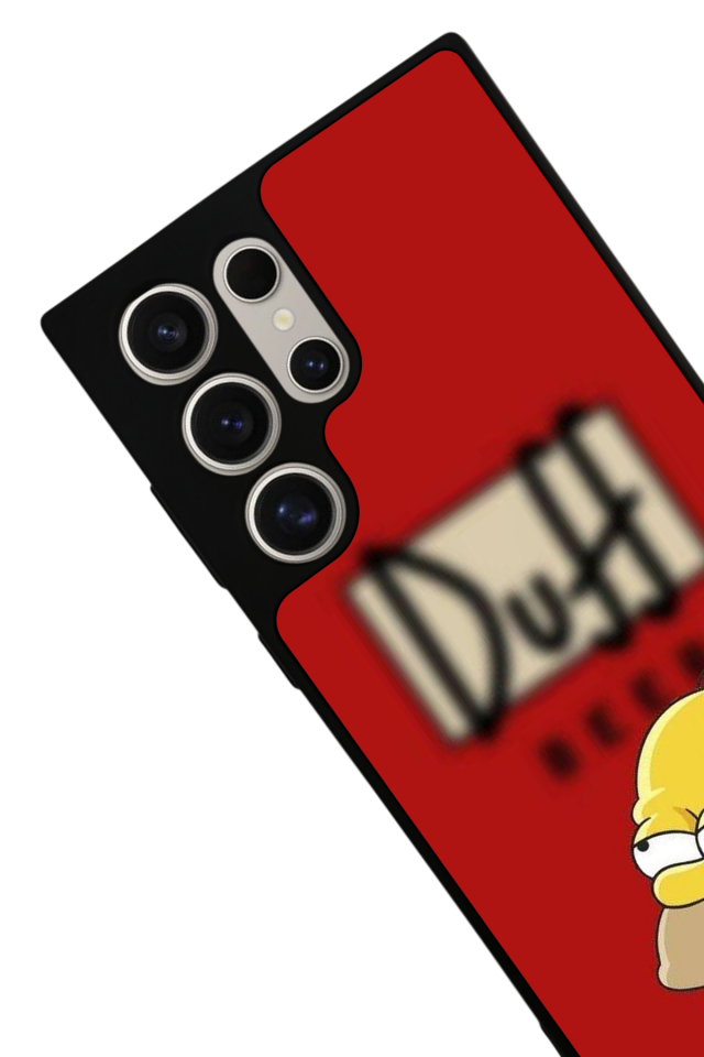 Samsung Galaxy S22 Ultra Uyumlu The Simpsons Tasarımlı Glossy Premium Kılıf
