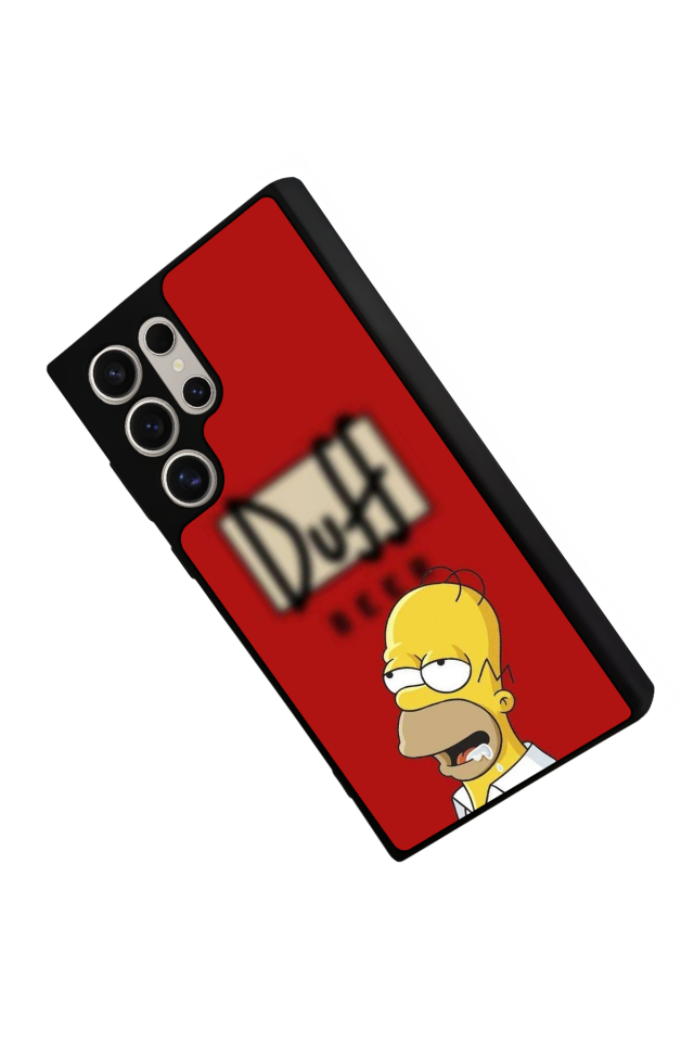 Samsung Galaxy S22 Ultra Uyumlu The Simpsons Tasarımlı Glossy Premium Kılıf