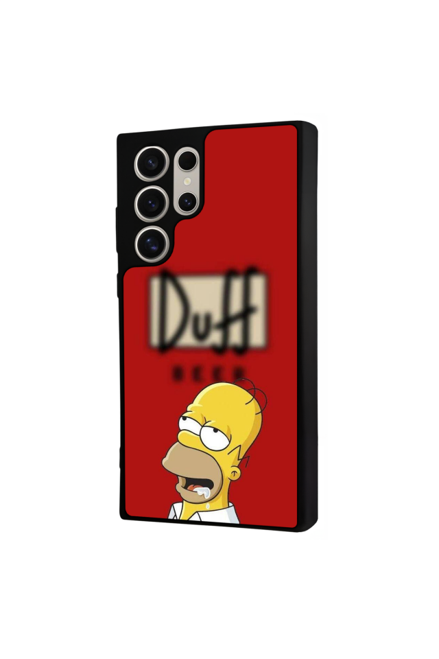 Samsung Galaxy S22 Ultra Uyumlu The Simpsons Tasarımlı Glossy Premium Kılıf