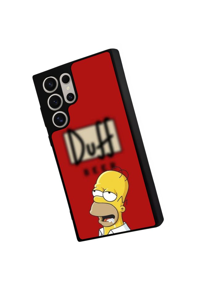 Samsung Galaxy S22 Ultra Uyumlu The Simpsons Tasarımlı Glossy Premium Kılıf