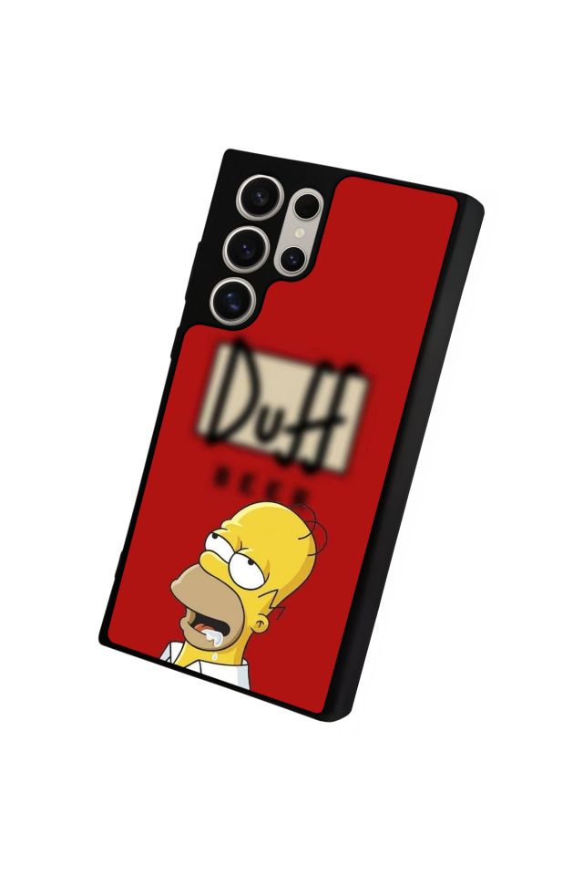 Samsung Galaxy S22 Ultra Uyumlu The Simpsons Tasarımlı Glossy Premium Kılıf