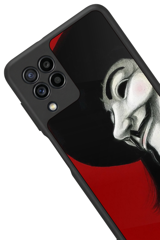 Samsung Galaxy M22 Uyumlu Vendetta Tasarımlı Glossy Premium Kılıf