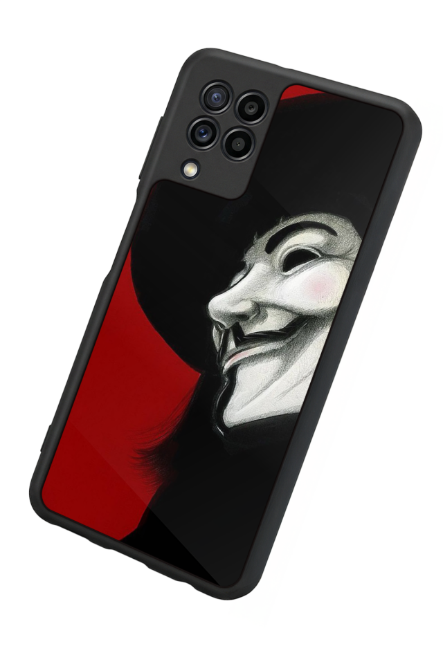 Samsung Galaxy M22 Uyumlu Vendetta Tasarımlı Glossy Premium Kılıf