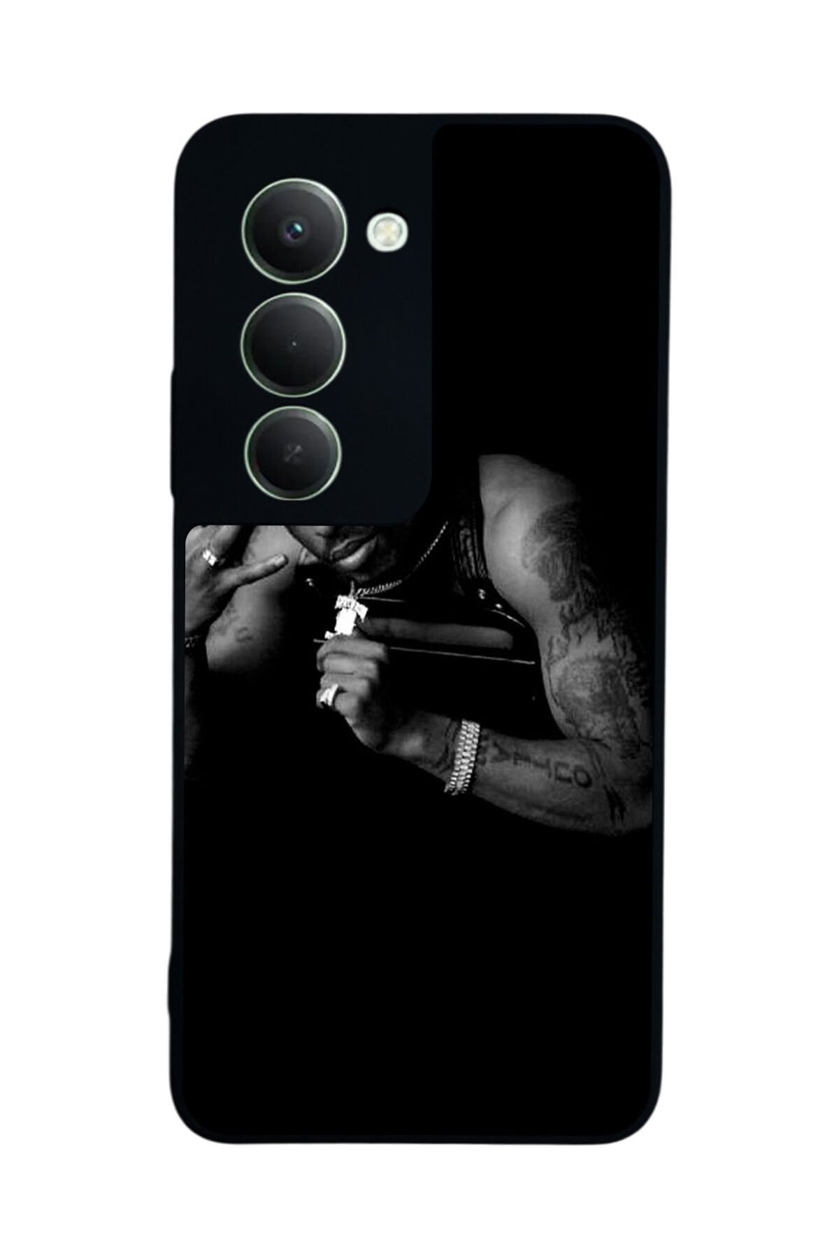 Xiaomi Redmi 15 5G Uyumlu Tupac Tasarımlı Glossy Premium Kılıf