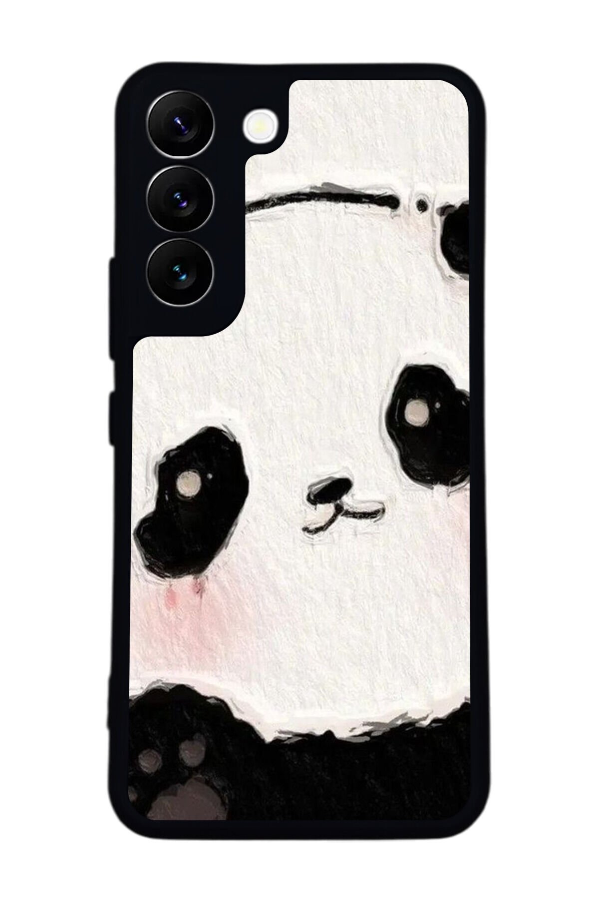 Samsung Galaxy S22 Uyumlu Panda Tasarımlı Glossy Premium Kılıf
