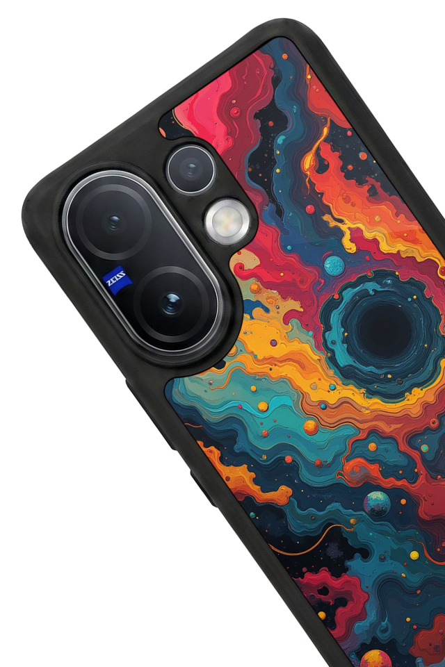 Vivo V60 Uyumlu Abstract Tasarımlı Glossy Premium Kılıf