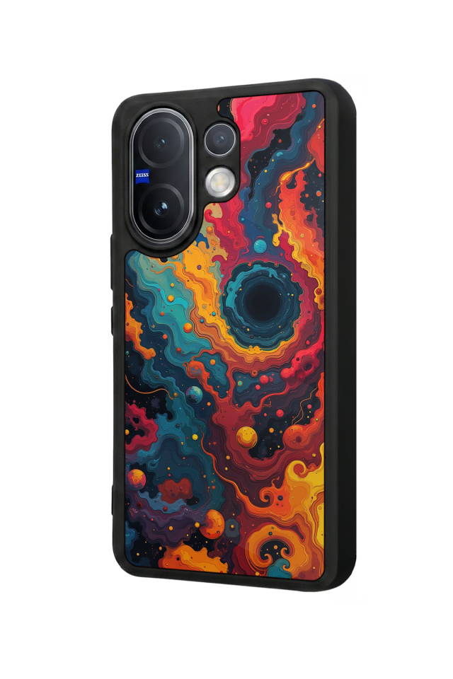 Vivo V60 Uyumlu Abstract Tasarımlı Glossy Premium Kılıf