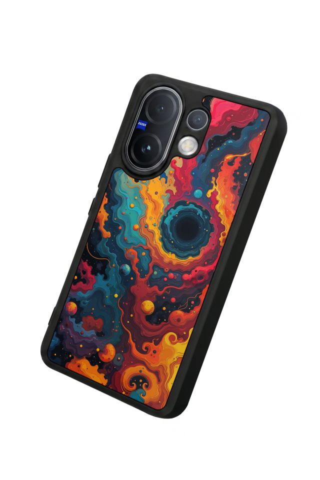 Vivo V60 Uyumlu Abstract Tasarımlı Glossy Premium Kılıf